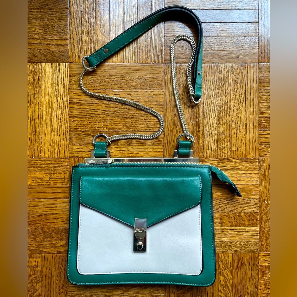 Zara color block frame purse
